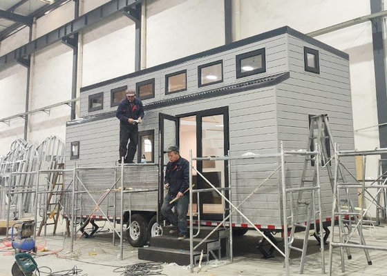 Prefab Modular Home Luxury Prefabricated Mobile Tiny House On Wheels A Good Option For Caravan/RV Park