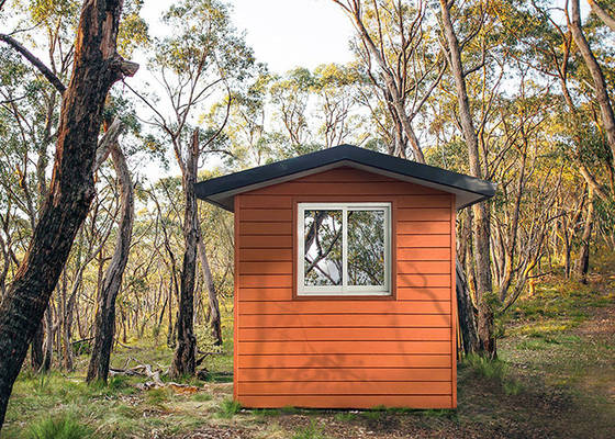 โครงสร้างเหล็กเบามาตรฐานออสเตรเลียของออสเตรเลีย มือถือ Lotus Homes / ห้องโดยสารสำเร็จรูปแบบแยกส่วนขนาดเล็ก