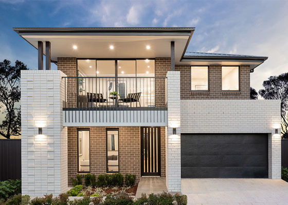 CE/NZ Standard 2-Storey Luxury Prefab House Steel Frame Singel Family Home