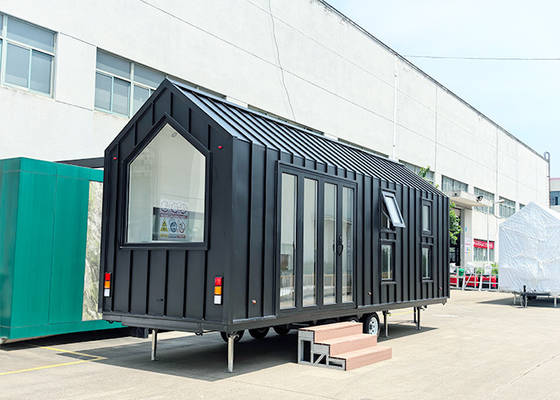 Hot Selling Modular Home On Wheels Prefabricated Tiny Steel Structure Mobile House