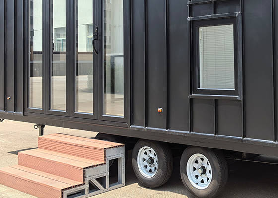 2025 Prefab Trailer House Steel Frame Mobile Prefab Homes Tiny House On Wheels