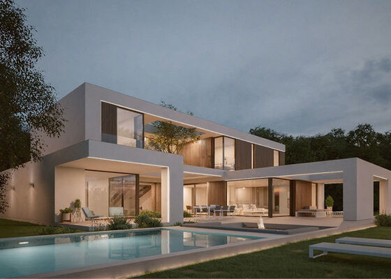 Modern Design Modular Home Prefab Living House Panelized Home Kits With AS/US Standard