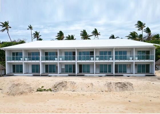 South America Market Prefab Modular Hotel Home With Light Gauge Steel Frame Fiji hotel