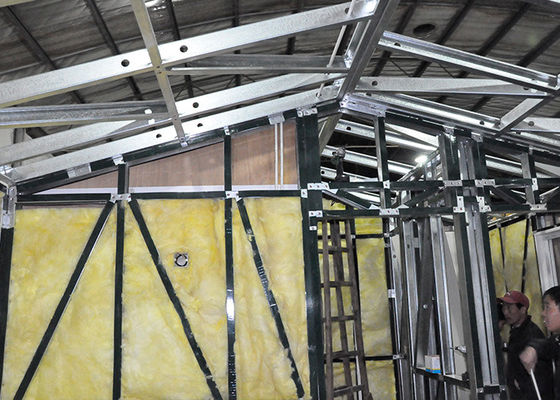 EU USA Prefab Mobile Homes Prefabricated House Granny Flat Light Steel Foldable House