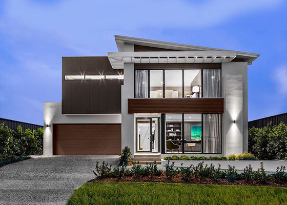 โครงการโครงเหล็กเบามาตรฐานออสเตรเลียสำเร็จรูป ชุดบ้านสำเร็จรูปแบบแผง