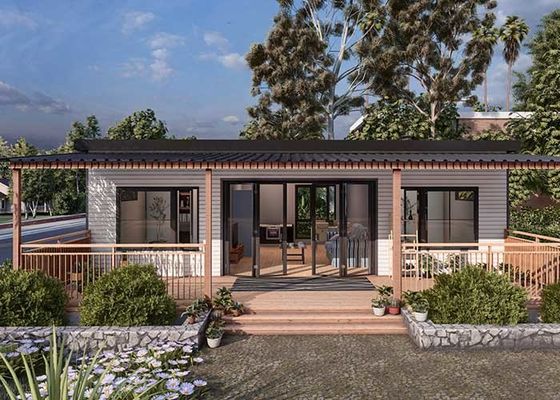 ราคาโรงงาน โครงเหล็กเบา ADU | บ้านสำเร็จรูปเคลื่อนที่สไตล์โมเดิร์น