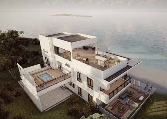 โครงการบ้านกรอบเหล็กเบาของออสเตรเลีย Prefab Kitset Homes NZ ราคา