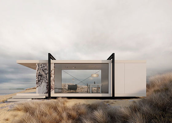 สไตล์และฟังก์ชันของพื้นที่กลางแจ้ง โซลูชั่น Prefab Light Steel Frame Overwater Bungalow