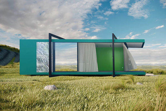 Small House Cabin Design Sustainable Retreat Prefab Light Steel Frame House Garden Studio