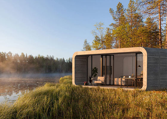 Prefab Light Steel Frame House Oficce Lodges All Inclusive Bungalow Resorts Apple House