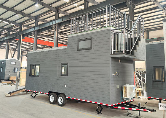 บ้านสำเร็จรูป ICC-ES Tiny House On Wheels พร้อมโครงเหล็กบาง