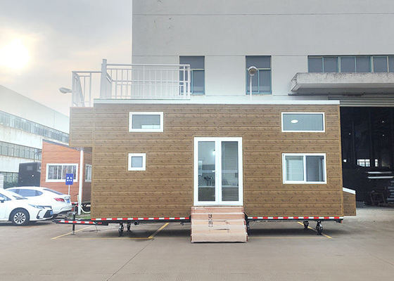 ชุดบ้านขนาดเล็กสุดคุ้มค่าและสามารถปรับแต่งได้ โทรศัพท์มือถือ Tiny Homes Trailer