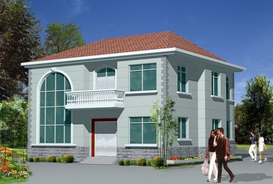 ราคาถูก AS4600 สแตนเลสขนาดเบา โครงสร้างบ้านแบบโมดูล บ้านเตรียมพร้อมสําหรับวิลล่าที่ทันสมัย
