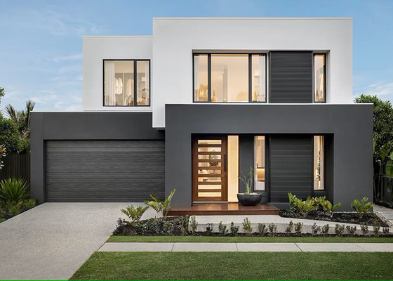 สถานะสมาธิ AU Luxury Modular Prefab Villa 3 ห้องนอน วิลล่า ไลท์สตีล Frame House Kit