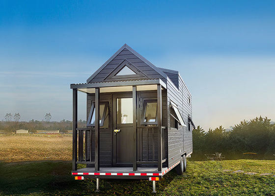 โมบายล์ขนาดเล็กที่ขยายได้ บ้านบนล้อ Prefab 2 ห้องนอน