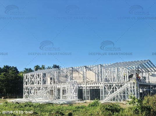 Light Steel Frame Prefabricated House Built | AS/NS Villa Panelized House Kits