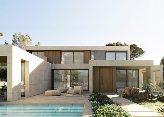 คอนเทนเนอร์หรูหราโมเดิร์น Prefab Casa บ้านแบบจําลอง Prefabricated สําหรับวิลล่าหรืออพาร์ทเมนต์ สําหรับขาย