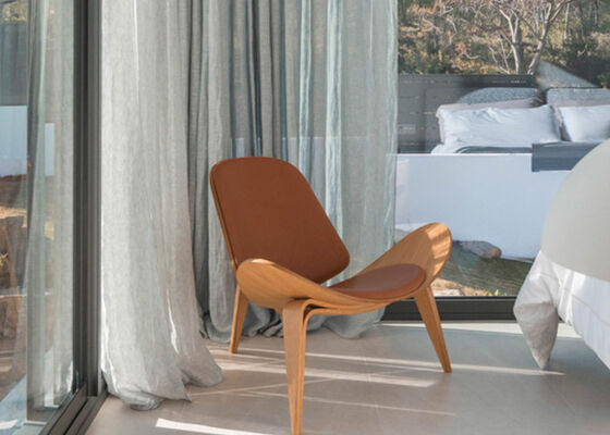 Single Family Prefabricated Home With Swimming Pool & Light Gauge Steel Frame House Kits