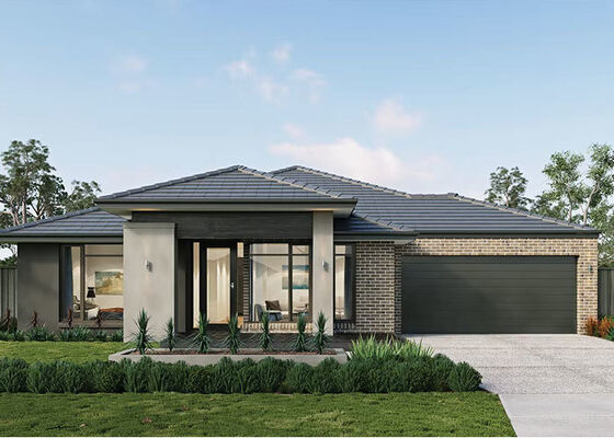 สหรัฐอเมริกา ครอบครัวเดี่ยว บ้านเรือนเตรียมพร้อม โมดูล & แสงกว้าง Steel Frame House Kits