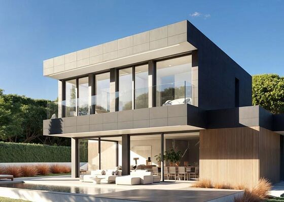 ชุดบ้านพรีฟาเบคหรูสหรัฐฯ ใหญ่และสามารถปรับปรุงได้