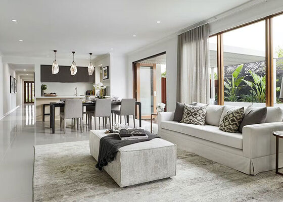 China Prefab Steel Framepanelized Home Kits 40Ft Sandwich Panel Waterproof Luxury Villas