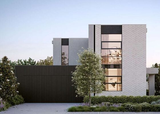 บ้านสำเร็จรูปสไตล์อเมริกันมาตรฐานสำหรับครอบครัวเดี่ยว