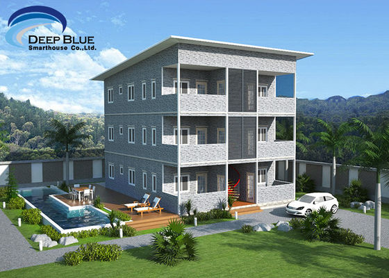 โครงสร้างเหล็กเบาสำเร็จรูปสำหรับหอพัก SOHO อพาร์ตเมนต์ | อาคารสั่งทำพิเศษสำหรับขาย