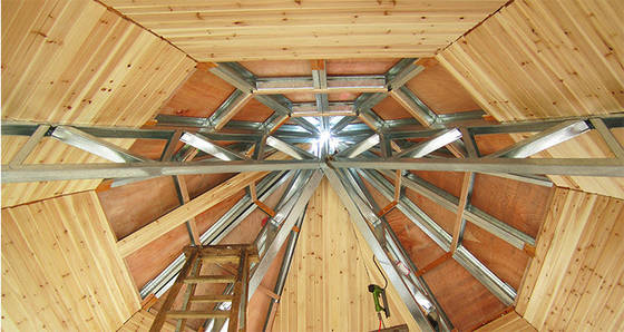 EU/USA/NZ/Australia Standard Economic Low Cost Modern Prefab Steel water bungalow Prefabricated Wood Bungalow
