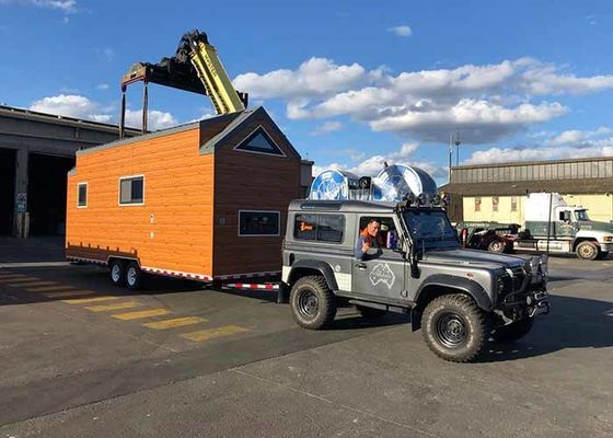 Fast Delivery  Mini Caravan Travel Camper Camping Tiny House On Wheels