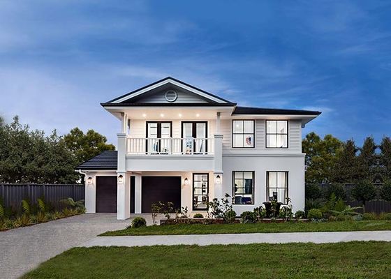 Eco Steel Frame Prefab House บ้านแบบโมดูลแบบทันสมัยเบา