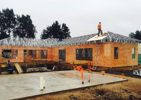 US/AS Light Gauge Steel Prefab House Kits Luxury Villa Single Family Home