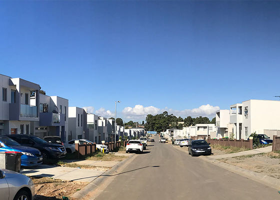 AS/US บ้านเหล็ก Prefab Light บ้านเหล็ก Prefab ที่แข็งแรงต่อแผ่นดินไหว