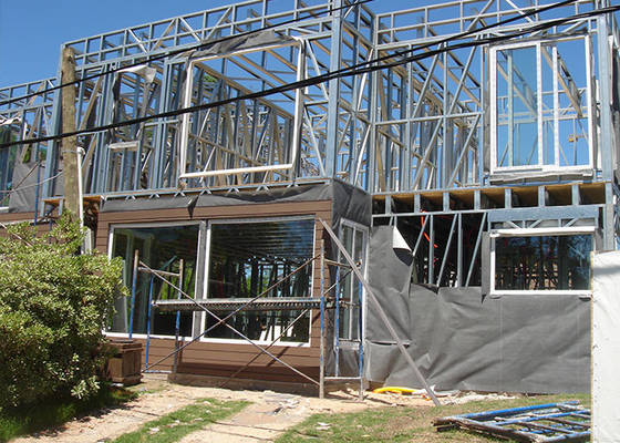 Contemporary Modular Homes / Light Gauge Steel Prefab Villa / Prefabricated House kti