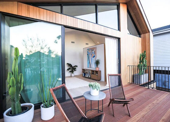 EU Prefabricated Light Steel Framing 2-Storey Modular Home With Big Windows Assisi Villa