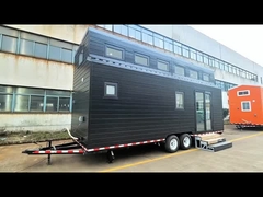 ราคาถูก บ้านขนาดเล็กจากเหล็กเบาบนล้อ บ้านเรือน Prefab สําหรับขาย AU / NZ