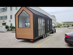 ชุด Prefab Home บ้านขนาดเล็กแบบโมเดิร์น พร้อมหน้าต่างกระจกคู่