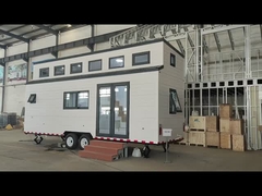 AS/NZS สแตนดาร์ด สแตนเลสเบา ราคาถูก คิตโฮม Prefab Ny บ้านบนล้อ สําหรับขาย