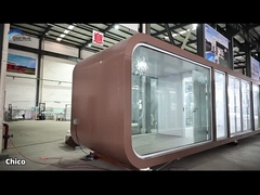 กรอบเหล็กขนาดเบา โครงการบ้านแบบโมดูล พร้อมหน้าต่างกระจกคู่