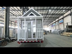 โมเดิร์น ดีไซน์ บ้าน Prefab คอนเทนเนอร์โมดูล หรูหรา บ้านเล็กบนล้อ