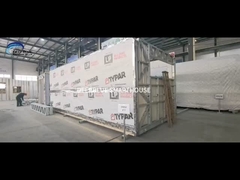 บ้านเคลื่อนย้ายสีขาวที่เป็นมิตรต่อสิ่งแวดล้อม / บ้านเคลื่อนย้ายโลหะเบา